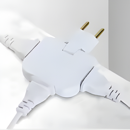 Adaptador 3 en 1 Giratorio de Alta Potencia